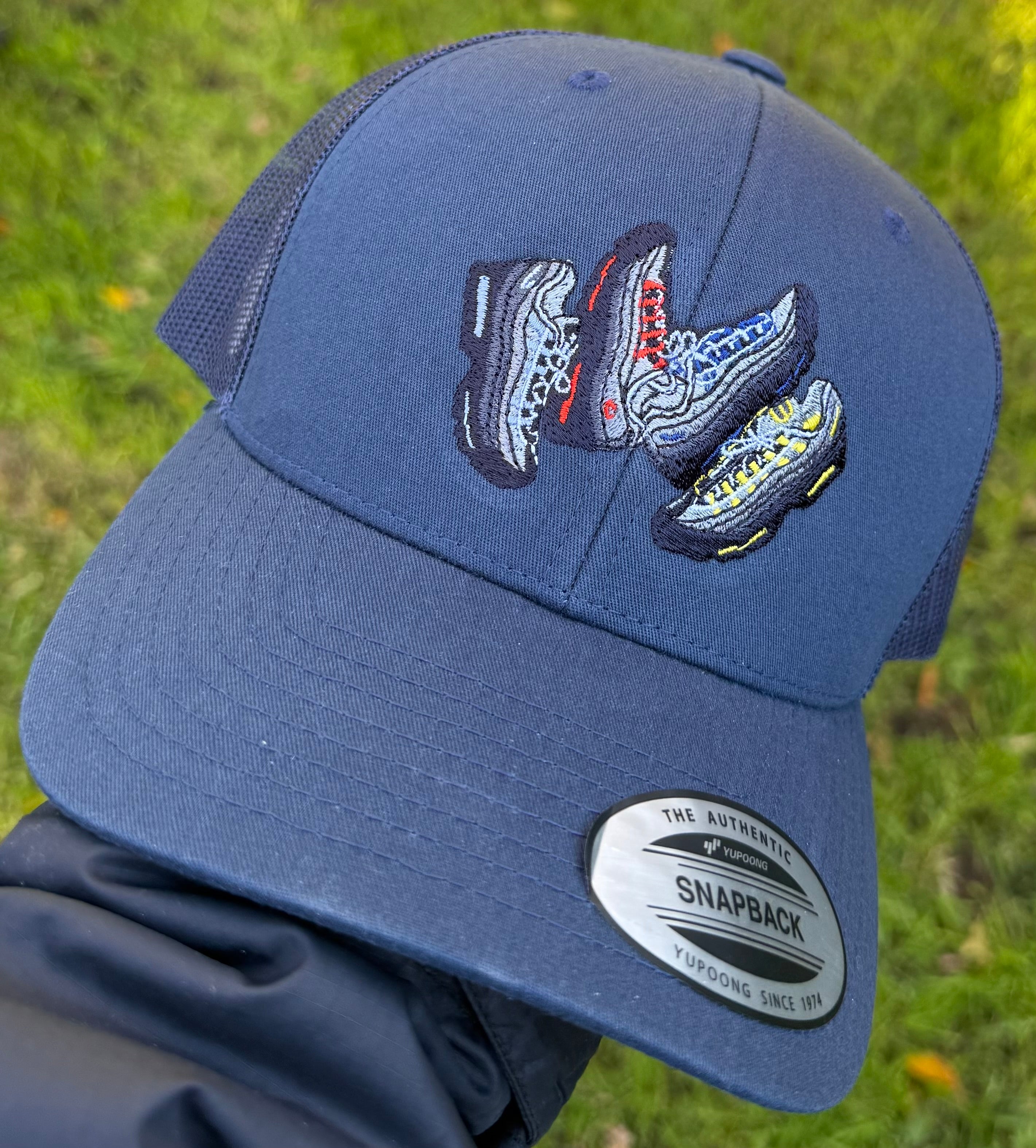 Navy four OG cap